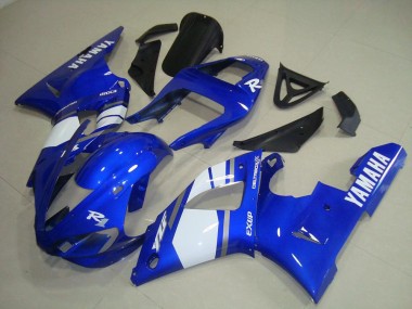 00-01 Blue White YZF R1 Motorcycle Fairing