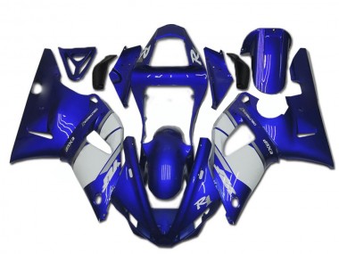 00-01 Blue White YZF R1 Motorcycle Fairings