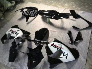 00-01 Glossy Black White ZX9R Motorcycle Fairings