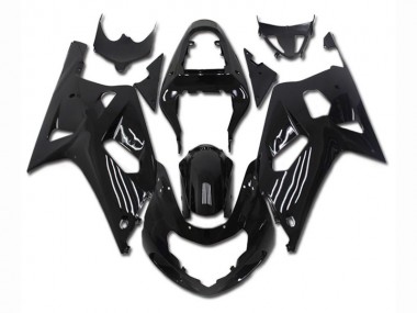 01-03 Black GSXR 600/750 Full Motorcycle Fairing Kits