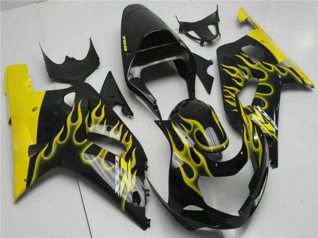 01-03 Black GSXR 600/750 Motorcycle Fairings