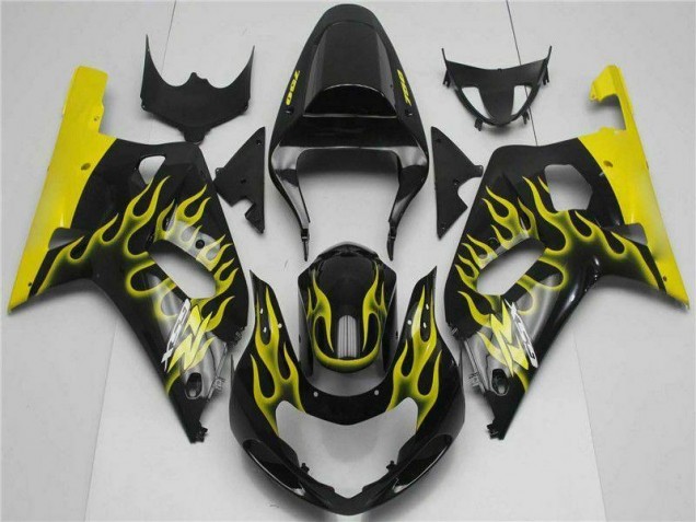 01-03 Black GSXR 600/750 Motorcycle Fairings