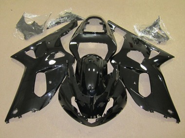 01-03 Black GSXR 600 Motorcycle Fairings