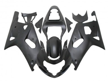 01-03 Matte Black GSXR 600/750 Motorcycle Fairings