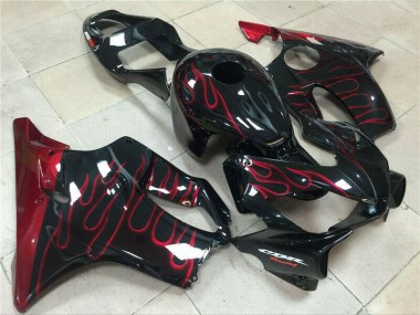 01-03 Red Flame CBR600 F4i Motorcycle Fairings