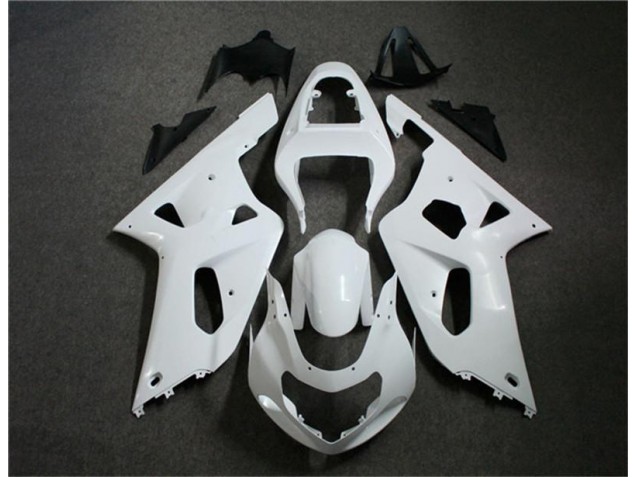 01-03 White GSXR 600/750 Motorcycle Fairings