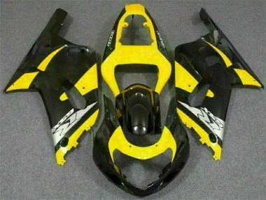 01-03 Yellow Black GSXR 600/750 Motorcycle Fairings