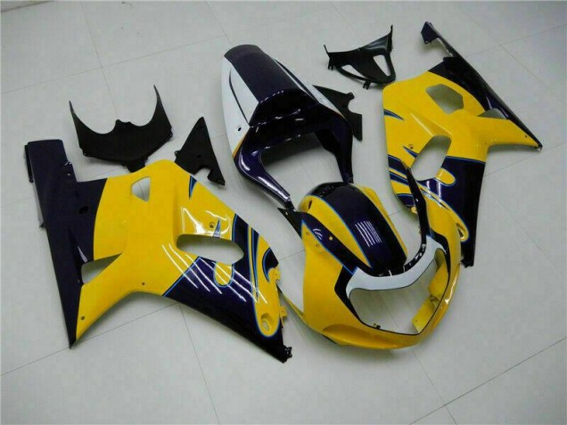 01-03 Yellow GSXR 600/750 Motorcycle Bodywork