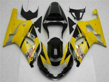 01-03 Yellow GSXR 600/750 Motorcycle Fairings