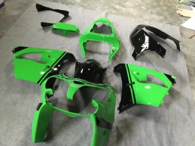 02-03 Green Glossy Black ZX9R Motorcycle Fairings