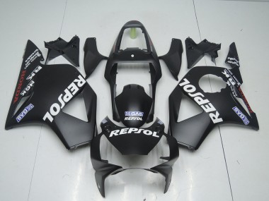 02-03 Matte Black Repsol CBR900RR 954 Motorcycle Fairings