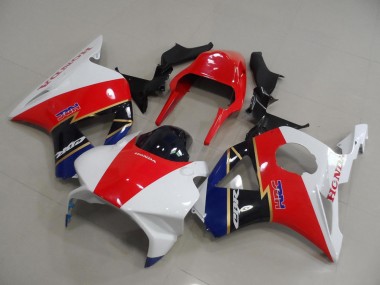 02-03 Red White Dark Blue CBR900RR 954 Motorcycle Fairings