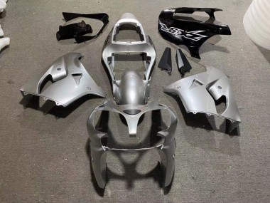 02-03 Silver Glossy Black ZX9R Motorcycle Fairings