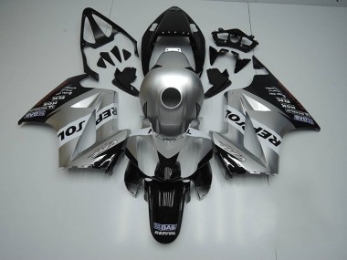 02-13 Silver Repsol VFR800 Motorcycle Bodywork