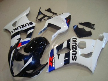 03-04 Dark Blue White GSXR 1000 Motorcycle Fairings