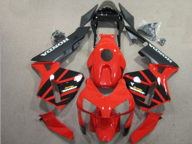 03-04 Red Black CBR600RR Motorcycle Fairing