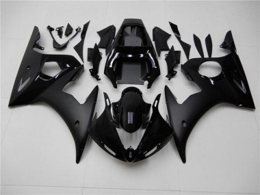 03-05 Glossy Matte Black YZF R6 Motorcycle Fairings