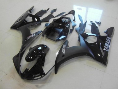 03-05 Matte Black Glossy Black YZF R6 Motorcycle Fairings