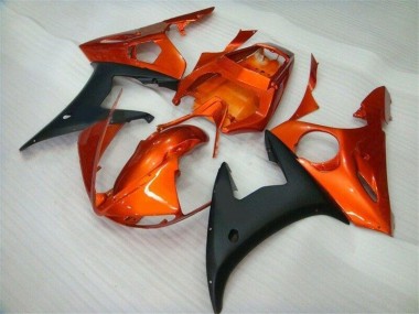 03-05 Orange Black YZF R6 Motorcycle Fairings