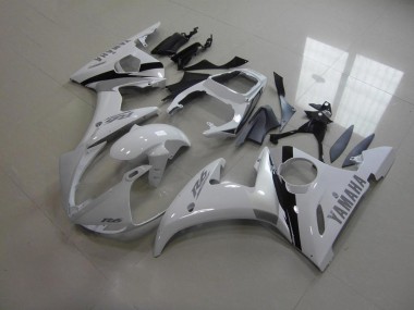 03-05 White and Grey Decals YZF R6 Motorcycle Fairings