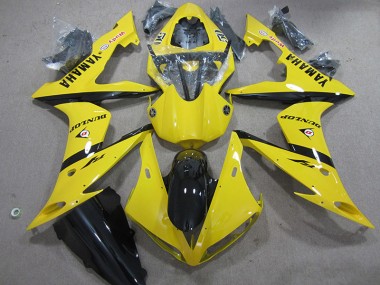 04-06 Yellow Dunlop YZF R1 Motorcycle Fairings