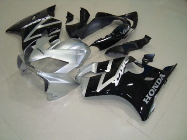 04-07 Black Silver CBR600 F4i Motorcycle Fairing