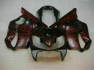 04-07 Red Flame CBR600 F4i Motorcycle Fairings