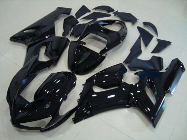 05-06 Glossy Black ZX6R Motorcycle Fairings