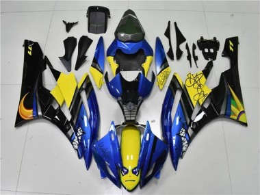 06-07 Blue Shark YZF R6 Motorcycle Fairings