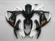 06-07 White Black GSXR 600/750 Motorcycle Fairings