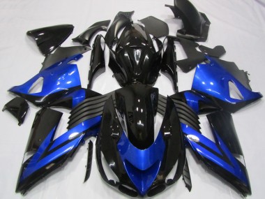 06-11 Black Blue ZX14R ZZR1400 Motorcycle Fairings