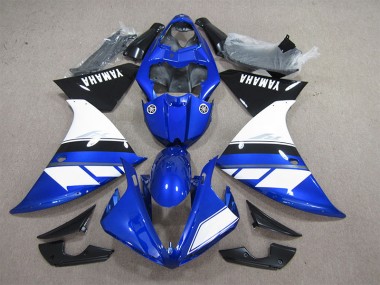 06-11 Blue White ZX14R ZZR1400 Motorcycle Fairings