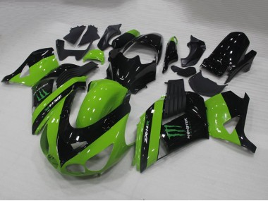 06-11 Green Monster ZX14R ZZR1400 Motorcycle Fairings