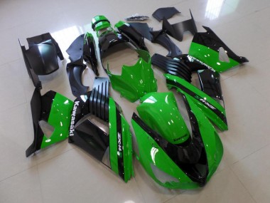 06-11 Green and Black ZX14R ZZR1400 Motorcycle Fairings