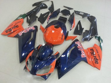 06-11 Orange and Dark Blue RS125 Motorcycle Fairings