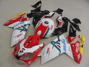 06-11 Red and Wihte RS125 Motorcycle Fairings