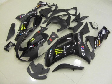 07-08 Black Monster ZX6R Motorcycle Fairings