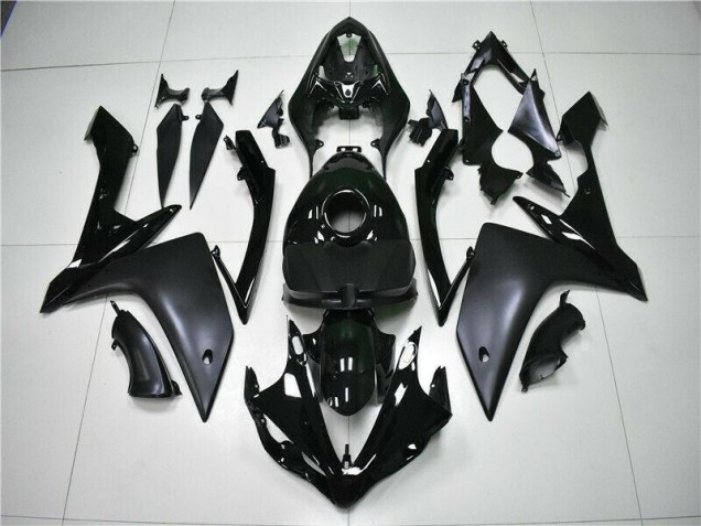 07-08 Glossy Matte Black YZF R1 Motorcycle Fairings