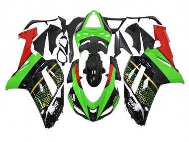 07-08 Green Black ZX6R Motorcycle Fairing