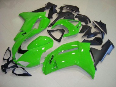 07-08 Green Matte Black ZX6R Motorcycle Fairings