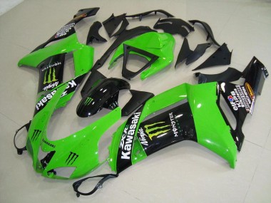 07-08 Monster Green ZX6R Motorcycle Fairings