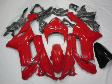 07-08 Red ZX6R Motorcycle Fairings