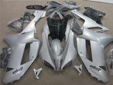 07-08 Silver ZX6R Motorcycle Fairing