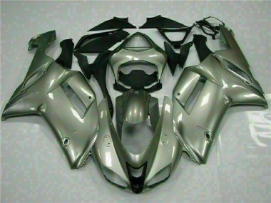 07-08 Silver ZX6R Motorcycle Fairings