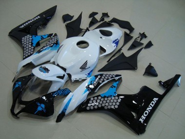 07-08 White Black Blue CBR600RR Motorcycle Fairings