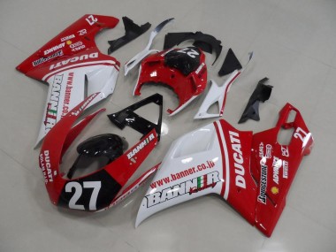 07-14 Banner 27 Ducati 848 1098 1198 Motorcycle Fairings