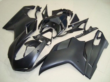 07-14 Matte Black No Sticker Ducati 848 1098 1198 Motorcycle Fairings