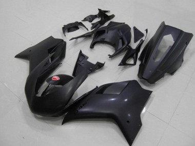 07-14 Matte Black Racing Verision Ducati 848 1098 1198 Motorcycle Fairings