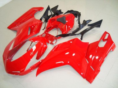 07-14 Red Ducati 848 1098 1198 Motorcycle Fairings