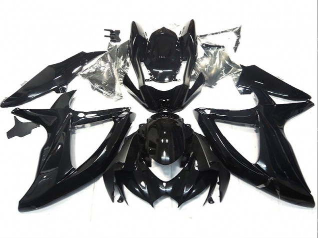 08-10 Black GSXR 750 Motorcycle Fairings